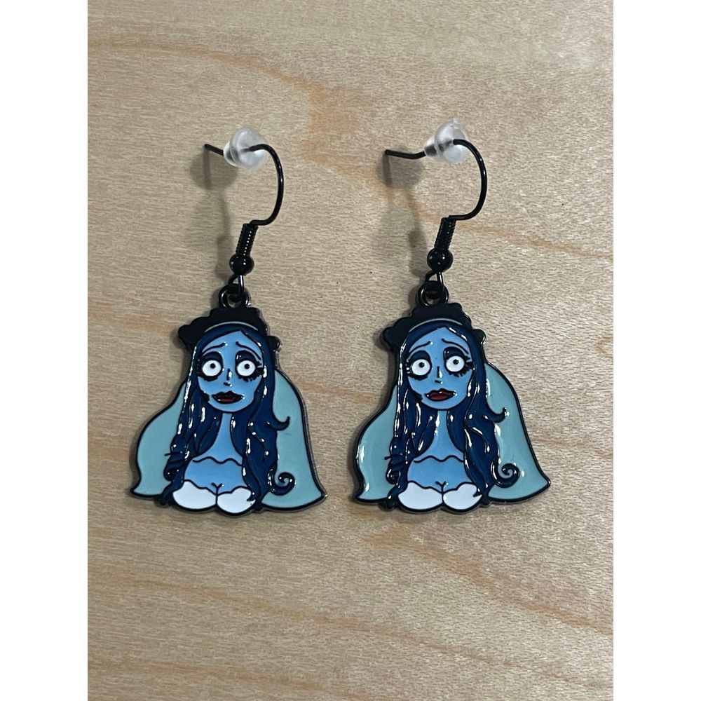 Emily Movie Corpse Bride Handmade Earrings New